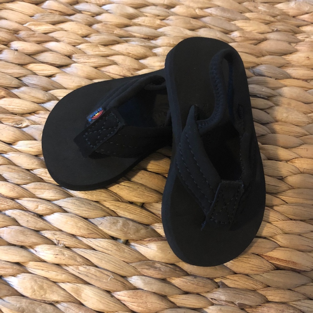 Children's Rainbow Flip Flops